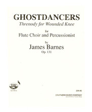 Ghostdancers Threnody For Wounded Knee. (Woodwind Solos & Ensemble/Flute - Larger Ensemble). By Claude Debussy (1862-1918). Flute. Southern Music. Grade 6. Southern Music Company #SU564. Published by Southern Music Company.