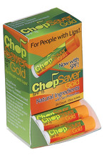 ChopSaver Gold Lip Care Counter Display. (24-Piece Point-of-Purchase Counter Pack). Accessory. General Merchandise. Hal Leonard #CHPS-L. Published by Hal Leonard.

The ChopSaver line of lip care products is now available in a new attractive countertop POP dispenser, perfect for impulse buying at the cash register! Easy to ship, store and display, each box contains 24 individually bar coded units.