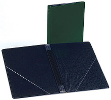 Choral Folder. (7-3/4 x 11; Elastic Stays; Green). Accessory. General Merchandise. Hal Leonard #50RG. Published by Hal Leonard.

A 7-3/4″ x 11″ green choral folder with 7 elastic stays and 2 clear, flat, diagonal internal pockets. Holds choral octavo music.