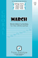 March. ((from Solfege Suite)). By Ken Berg. SAB. Pavane Choral. 8 pages. Pavane Publishing #P1437. Published by Pavane Publishing.

When Ken Berg's first Solfege Suite for 2-part voices appeared a few years ago, the response was unprecedented. Now the first set of three songs (“Galop”, “March” and “Bolero”) has been revoiced for SAB (middle school) choir and offers the same opportunities for learning the “do-re-mi's” that doubles as a concert piece.

Minimum order 6 copies.