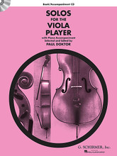 Solos for the Viola Player (book and accompaniment CD). By Various. Edited by Paul Doktor. For Viola, Piano Accompaniment. String Solo. Book and accompaniment CD. 56 pages. Published by G. Schirmer.

Contents: Adagio (Schubert) • Allegretto (C.P.E. Bach) • Andante (Mozart) • Boston Fancy (Hornpipe) • German Dance (Dittersdorf) • I'm Just A-Goin' over Jordan • March (Beethoven) • Menuetto (Handel) • O Mensch Bewein Dein Sunde Gross • Romance • Shenandoah • Tambourin • Theme and Variations (Marais) • Verborgenheit (Wolf) • Von Ewiger Liebe (Brahms) • Were You There?