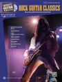 Rock Guitar Classics. (Ultimate Guitar Play-Along). By Various. For Guitar. Authentic Guitar TAB; Book; CD; Guitar Method or Supplement; Play-Along. Guitar Book. Rock. Softcover with CD. Guitar tablature. 64 pages. Hal Leonard #38577. Published by Hal Leonard.

The Ultimate Play-Along series gives you everything you need to jam with your favorite songs. The books contain note-for-note tab transcriptions and the CDs feature amazing sound-alike recordings. There are two versions of every song on the CDs: an instrumental sound-alike recording and an instrumental accompaniment track without guitar so you can play along. When you use the CDs in your Mac or Windows-based computer, the TNT (Tone 'n' Tempo) Changer lets you easily loop sections for practice, slow tracks down or speed them up without changing the pitch, change the key, and switch back and forth between the full instrumental and play-along tracks. This edition features 8 classics: Another Brick in the Wall (Part 2) (Pink Floyd) • Don't Stop Believin' (Journey) • Europa (Earth's Cry Heaven's Smile) (Santana) • Honky Tonk Women (The Rolling Stones) • Losing My Religion (R.E.M.) • Rock and Roll (Led Zeppelin) • Rock and Roll All Nite (Kiss) • Tom Sawyer (Rush).