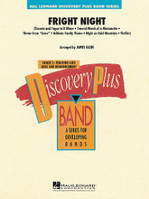 Fright Night arranged by James Kazik. For Concert Band (Score & Parts). Discovery Plus Concert Band. Grade 2. Score and parts. Published by Hal Leonard.

Halloween is always one the highlights of the fall season. Why not add a little drama and excitment to your fall concert with some classic scary themes? Featuring Toccata and Fugue in D Minor, Funeral March of the Marionette, Theme from Jaws, Addams Family Theme, Night on Bald Mountain and Thriller, this may very well become the hit of the concert!