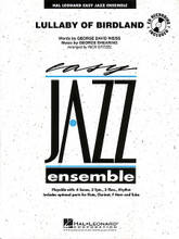 Lullaby of Birdland by George David Weiss and George Shearing. Arranged by Rick Stitzel. For Jazz Ensemble (Score & Parts). Easy Jazz Ensemble Series. Grade 2. Score and parts. Published by Hal Leonard.

The jazz world mourns the loss of British pianist and composer George Shearing, who passed away in 2011. Here is his most famous composition in a carefully crafted arrangement for young bands. Every section gets to play the melody at some point, and there are solo options for any trumpet and sax.