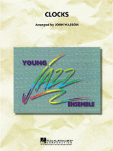 Clocks by Coldplay. Arranged by John Wasson. For Jazz Ensemble (Score & Parts). Young Jazz (Jazz Ensemble). Grade 3. Score and parts. Published by Hal Leonard.

One of Coldplay's most popular hits, “Clocks” won Record of the Year at the 2004 Grammy Awards. Instantly recognizable and solidly scored, here is an excellent version for young jazz ensemble.