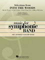 Selections from Into the Woods by Stephen Sondheim (1930-). Arranged by Stephen Bulla. For Concert Band (Score & Parts). Hal Leonard Concert Band Series. Grade 4. Published by Hal Leonard.

This landmark musical by Stephen Sondheim remains one of his most performed and popular shows. Using main characters from familiar fairy tales (Cinderella * Little Red Riding Hood * Jack and the Beanstalk * and Rapunzel), the story line takes some unexpected twists and turns. Featuring memorable melodies from this award-winning production, Stephen Bulla's symphonic medley includes Into the Woods * No One Is Alone * I Know Things Now * and Children Will Listen.