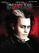 Sweeney Todd. (Sweeney Todd (The Movie)). By Stephen Sondheim (1930-). For Piano/Vocal/Guitar. Vocal Selections. Softcover. 140 pages. Hal Leonard #30013. Published by Hal Leonard.

15 piano/vocal arrangements from the 2007 feature film of the Stephen Sondheim classic starring Johnny Depp. Includes: By the Sea • The Contest • Epiphany • God, That's Good! • Green Finch and Linnet Bird • Johanna • A Little Priest • My Friends • No Place like London • Not While I'm Around • Pirelli's Miracle Elixir • Poor Thing • Pretty Women • Wait • The Worst Pies in London.