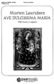 Ave dulcissima Maria. (TTBB a cappella). By Morten Lauridsen (1943-). For Choral. Peermusic Classical. Softcover. 14 pages. Peermusic #62127-119. Published by Peermusic.

This beautiful variant of the standard Ave Maria text has been only occasionally set to music throughout history, most notably by the Renaissance composer Gesualdo. My setting is for men's chorus (with three brief solo passages to be sung by members of the choir) and one set of finger cymbals to be played by a chorister. Finger cymbals often formed part of the performance ritual of early music, calling the singers and listeners to worship by song.

--Morten Lauridsen.

Minimum order 6 copies.