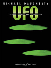 UFO. (for Solo Percussion and Symphonic Band Full Score). By Michael Daugherty (1954-). For Concert Band, Percussion, Symphonic Band. Peermusic Classical. 186 pages. Peermusic #62035-594. Published by Peermusic.

(2000)

Arranged for band by the composer, UFO is inspired by the unidentified flying objects that have become an obsession in American popular culture. Written for and first performed and recorded by world-renowned percussionist Dame Evelyn Glennie, this dramatic and colorful work is popular among professional and student percussionists, and is always a hit with audiences. Duration - ca. 40:00.