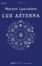 Lux Aeterna. (SATB Vocal Score). By Morten Lauridsen (1943-). For Choral (SATB Score). Peermusic Classical. Softcover. 56 pages. Peermusic #61911-122. Published by Peermusic.

Each of the five connected movements in this choral cycle contains references to 'Light,' assembled from various sacred Latin texts. I composed Lux Aeterna in response to my mother's final illness and found great personal comfort and solace in setting to music these timeless and wondrous words about Light, a universal symbol of illumination at all levels - spiritual, artistic and intellectual.