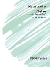 Dirait-on from Les Chansons des Roses. (High Voice and Piano). By Morten Lauridsen (1943-). For Vocal, High Voice, Piano Accompaniment (High Voice). Peermusic Classical. Softcover. 8 pages. Peermusic #61861-202. Published by Peermusic.