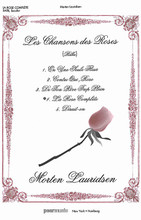 La rose complète. (from Les Chansons des Roses). By Morten Lauridsen (1943-). For Choral (SATB). Peermusic Classical. Softcover. 12 pages. Peermusic #61845-121. Published by Peermusic.

In addition to his vast output of German poetry, Rainer Maria Rilke (1875-1926) composed nearly 400 poems in French. His poems on roses struck me as especially charming, filled with gorgeous lyricism, deftly crafted and elegant in their imagery. These exquisite poems are primarily light, joyous and playful, and the musical settings are designed to enhance these characteristics and capture the delicate beauty and sensuousness of the poetry. Distinct melodic and harmonic materials recur throughout the cycle, especially between Rilke's poignant “Contre qui, rose” (set as a wistful nocturne) and his moving “La rose complète.” The final piece, “Dirait-on,” is composed as a tuneful chanson populaire, or folksong, that weaves together two melodic ideas first heard in fragmentary form in preceding movements.

--Morten Lauridsen.

Minimum order 6 copies.