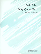 String Quartet No. 1. (Score). By Charles Ives (1874-1954). For String Quartet (Score). Peermusic Classical. Softcover. 32 pages. Peermusic #61271-757. Published by Peermusic.