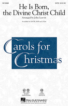 He Is Born, the Divine Christ Child by Traditional French Carol. Arranged by John Leavitt. For Choral (SATB). Sacred Christmas Choral. 8 pages. Published by Hal Leonard.

This sparkling setting of the traditional French carol has a dance-like quality that infuses the entire work! Whether performed by voices and keyboard or the optional chamber orchestration, it will be an accessible addition to Christmas concerts and worship settings. Available separately: SATB, SAB, 2-Part, ChoirTrax CD. Score and parts (fl 1-2, ob, cl 1-2, bn, perc 1-2, hp, vn 1-2, va, vc, db) available as a Printed Edition and as a digital download. Duration: ca. 1:45.

Minimum order 6 copies.