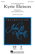 Kyrie Eleison. ((from Petite Mass)). By John Leavitt. For Choral (SATB). Festival Choral. 8 pages. Published by Hal Leonard.

This lovely and expressive setting of the Kyrie with gently arching phrases and rich harmonic nuance will enhance concert programs and worship services for choirs from school through adult. Perform with keyboard or optional chamber orchestra. Available separately: SATB, SSA, Chamber Orchestra score and parts (fl 1-2, ob, cl 1-2, bn, perc 1-2, hp, vn 1-2, va, vc, db), ChoirTrax CD. Duration: ca. 3:00.

Minimum order 6 copies.