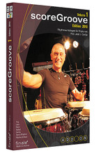 scoreGroove - Volume 1. Software. DVD-ROM. MakeMusic #SGV1. Published by MakeMusic.

scoreGroove offers you an indispensable library of first-class groove templates for Finale, and provides authentic sounds for ensembles and individual instruments in a large selection of variations and styles. Once installed in Finale 2010-2011, scoreGroove provides you with an almost unlimited number of grooves and rhythm combinations.