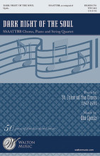 Dark Night of the Soul by Ola Gjeilo. For Choral (SSAATTBB). Walton Choral. Walton Music #WW1463. Published by Walton Music.

Inspired by the grace and passion of a medieval poem, this extended work offers intense dramatic exchanges between choir, piano and string quartet. Sentiments of stillness and peace are beautifully portrayed, making this a memorable work for both singers and audience! Available separately: SSAATTBB, String Quartet (Full Score and Parts), String Quartet (Full Score only). Duration: ca. 14:00.