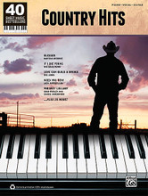 Country Hits. (40 Sheet Music Bestsellers Series). By Various. For Piano/Vocal/Guitar. Book; P/V/C Mixed Folio; Piano/Vocal/Chords. MIXED. Country. Softcover. 232 pages. Hal Leonard #37638. Published by Hal Leonard.

40 enduring favorites are featured in each volume of this series. Due to their popularity and their playability on piano, these songs rank among the top-selling sheet music titles of all-time. Whether you seek new songs to perform, skill-building practice material or just the sheer fun of playing great songs that you could never quite figure out by ear, these collections guarantee a lifetime of enjoyment.