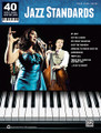 Jazz Standards. (40 Sheet Music Bestsellers Series). By Various. For Piano/Vocal/Guitar. Book; P/V/C Mixed Folio; Piano/Vocal/Chords. MIXED. Jazz; Standard. Softcover. 160 pages. Hal Leonard #37636. Published by Hal Leonard.

40 enduring favorites are featured in each volume of this series. Due to their popularity and their playability on piano, these songs rank among the top-selling sheet music titles of all-time. Whether you seek new songs to perform, skill-building practice material or just the sheer fun of playing great songs that you could never quite figure out by ear, these collections guarantee a lifetime of enjoyment.