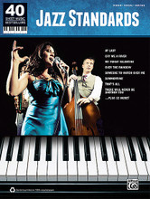 Jazz Standards. (40 Sheet Music Bestsellers Series). By Various. For Piano/Vocal/Guitar. Book; P/V/C Mixed Folio; Piano/Vocal/Chords. MIXED. Jazz; Standard. Softcover. 160 pages. Hal Leonard #37636. Published by Hal Leonard.

40 enduring favorites are featured in each volume of this series. Due to their popularity and their playability on piano, these songs rank among the top-selling sheet music titles of all-time. Whether you seek new songs to perform, skill-building practice material or just the sheer fun of playing great songs that you could never quite figure out by ear, these collections guarantee a lifetime of enjoyment.