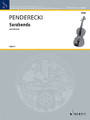 Sarabanda. (Solo Viola). By Krzysztof Penderecki (1933-). For Viola. Schott. Book only. 4 pages. Schott Music #VAB74. Published by Schott Music.

Transcription of the 2009 cello work. Advanced Level.