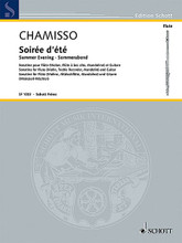 Soiree d'ete (Summer Evening) by Olivier Mayran de Chamisso. Edited by Edmund Wächter, Elisabeth Weinzierl, and Edmund W. For Flute, Guitar (Score & Parts). Schott. Book only. Schott Music #SF1003. Published by Schott Music.
Product,56909,Apres une lecture de Dante"