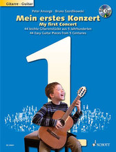 My First Concert: 44 Easy Guitar Pieces From 5 Centuries, Edition With CD by Various. Guitar. Book with CD. 32 pages. Hal Leonard #ED20601. Published by Hal Leonard.