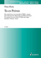 Tu Es Petrus: Two (2) Motets For Men's Choir (TTBB) and Organ. TTBB. Choral. Book only. 10 pages. Hal Leonard #C53964. Published by Hal Leonard..