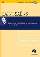 Concerto For Cello And Orchestra No. 1 A Minor Op. 33 Study Score With CD by Camille Saint-Saëns and Camille Saint-Sa. Eulenberg Audio plus Score. Book with CD. 80 pages. Hal Leonard #EAS168. Published by Hal Leonard.