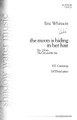 the moon is hiding in her hair. ((No. 2 from The City and the Sea)). By Eric Whitacre (1970-). For Choral (SATB). Eric Whitacre Choral. 8 pages. Published by Shadow Water Music.

This languorous setting of the E.E. Cummings text features a chaconne-like left hand pattern in the piano along with right hand cluster chords and legato vocal phrases in octaves to create a meditative musical atmosphere. Duration: ca. 2:35.

Minimum order 6 copies.