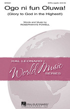 Ogo ni fun Oluwa! ((Glory to God in the Highest)). By Rosephanye Powell. For Choral (SATB). Festival Choral. 20 pages. Published by Hal Leonard.

Here is an exuberant celebration of the birth of Christ through layered African polyrhythms and call-and-response vocal phrases. The singers encourage the audience to rejoice, shout and clap with them, making this selection a wonderful processional or concert opener. Percussion, Yoruba translation and pronunciation are included. Duration: ca. 2:45. Recorded by Baltimore Choral Arts Society, Tom Hall, conductor, courtesy Gothic Records.

Minimum order 6 copies.