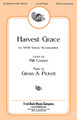 Harvest Grace by Glenn Pickett. For Choral (SATB). Fred Bock Publications. 10 pages. Fred Bock Music Company #BG2558. Published by Fred Bock Music Company.

Flowing with dignity and familiarity, this new, original song of thanks and praise is reminiscent of an old folk song set to new harmonies. The melody supports a poem by Bill Conner which describes the bounty of God's blessings. The easy setting moves into a simple canon that nicely enhances any service of thanksgiving.

Minimum order 6 copies.