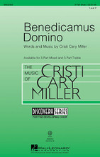 Benedicamus Domino. (Discovery Level 2). By Cristi Cary Miller. For Choral (3-Part Mixed). Discovery Choral. 16 pages. Published by Hal Leonard.

Bright rhythms, buoyant layered melodies and an easy Latin text combine to create a superb concert showcase for younger and developing choirs. After a contrasting legato “Alleluia” section, the opening material returns and the piece is propelled into a joyful conclusion. Available separately: 3-Part Mixed, 3-Part Treble, VoiceTrax CD. Duration: ca. 3:00.

Minimum order 6 copies.