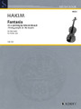 Fantasia. (on a painting by Edvard Munch Young people on the beach Solo Violin). By Naji Hakim (1955-). For Violin. Schott. Softcover. 6 pages. Schott Music #VLB156. Published by Schott Music.