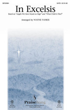 In Excelsis arranged by Wayne Yankie. For Choral (SATB). PraiseSong Christmas Series. 12 pages. Published by PraiseSong.

Using material from both “Angels We Have Heard on High” and “What Child Is This,” Wayne Yankie has put together a rhythmic and stunning Christmas proclamation. Not for the faint of heart, this dynamic piece will work for choirs and ensembles alike. Available separately: SATB, ChoirTrax CD. Score and parts (rhythm, vn 1-2, va, vc, db) available as a digital download. Duration: ca. 2:45.

Minimum order 6 copies.