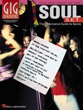 Soul Set. (Gig Guide). For Bass, Guitar, Vocal, Keyboard. Gig Guide. Softcover with CD. Guitar tablature. 80 pages. Published by Hal Leonard.

The Gig Guides series is designed to provide musicians with a blueprint for building bands. We select the songs, put 'em in order, and show you how to play 'em. The format is simple; there are no unwieldy note-for-note scores to sightread or complicated theory to understand. Just here's the lead sheet, here are the parts you really need to know, and away you go! These book/CD packs are the ultimate do-it-yourself kit for gigging musicians and up-and-coming performers alike. Can be used by a full band or individual players. Soul Set features 12 songs, plus a CD with full-band demos of each song so you can hear what you should be sounding like.

Song List:

    I Can't Get Next To You
    Mustang Sally
    Get Up (I Feel Like Being) A Sex Machine
    Cold Sweat, Pt. 1
    Respect Yourself
    Respect
    Hallelujah I Love Him (Her) So
    If Loving You Is Wrong I Don't Want To Be Right
    In The Midnight Hour
    Lonely Teardrops
    (Sittin' On) The Dock Of The Bay
    Green Onions 