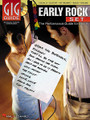 Early Rock Set. (Gig Guide - The Performance Guide for Bands). By Various. For Bass, Drums, Guitar, Vocal. Gig Guide. Softcover with CD. Guitar tablature. 104 pages. Published by Hal Leonard.

The Gig Guides series is designed to provide musicians with a blueprint for building bands. We select the songs, put 'em in order, and show you how to play 'em. The format is simple; there are no unwieldy note-for-note scores to sightread or complicated theory to understand. Just here's the lead sheet, here are the parts you really need to know, and away you go! These book/CD packs are the ultimate do-it-yourself kit for gigging musicians and up-and-coming performers alike. Can be used by a full band or individual players. Early Rock Set features 12 songs with a CD of full-band demos of each song so you can hear what you should be sounding like. Songs include: Crying • Help Me Rhonda • Hound Dog • The Loco-Motion • Louie, Louie • Rock Around the Clock • That'll Be the Day • and more.