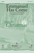 Emmanuel Has Come by Don Moen. Arranged by Cliff Duren. For Choral (SATB). PraiseSong Christmas Series. 12 pages. Published by PraiseSong.

Praise and worship leader Don Moen gave us this song a few years ago, and Cliff Duren has put into a new and fresh setting for our time. Available separately: SATB, ChoirTrax CD. Score and parts (fl 1-2, ob, cl 1-2, tpt 1-3, hn, tbn 1-2, tbn 3/tba, perc, rhythm, vn 1-2, va, vc, db) available as a CD-ROM and as a digital download. Duration: ca. 6:00.

Minimum order 6 copies.