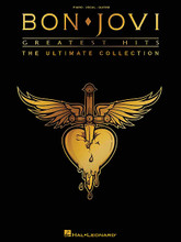 Bon Jovi Greatest Hits. (The Ultimate Collection). By Bon Jovi. For Piano/Vocal/Guitar. Piano/Vocal/Guitar Artist Songbook. Softcover. 208 pages. Published by Hal Leonard.

Features nearly 30 anthemic hits from throughout the career of these New Jersey rockers, including: Bad Medicine • Bed of Roses • Blaze of Glory • It's My Life • Livin' on a Prayer • Lost Highway • No Apologies • Runaway • These Days • This Ain't a Love Song • Wanted Dead or Alive • You Give Love a Bad Name • and more!