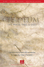 Te Deum. ((We Praise Thee, O God)). By Dan Forrest. For Choral (SATB). Fred Bock Publications. 44 pages. Fred Bock Music Company #JH1001. Published by Fred Bock Music Company.

From the pen of Dan Forrest comes the first Jubal House publication, Te Deum. Dan's three-movement setting is moving and inspiring. For fans of Dan Forrest, this will be a “must have”.