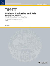 O Divine Music. (Prelude, Recitative and Aria). By Michael Tippett. For Flute, Oboe, Piano, Harpsichord (Score). Woodwind Ensemble. Book only. Hal Leonard #ED13395. Published by Hal Leonard.