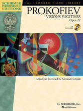 Sergei Prokofiev - Visions Fugitives, Op. 22 (With a CD of Performances Book/CD). By Alexandre Dossin. By Sergei Prokofiev (1891-1953). Edited by Alexandre Dossin. For Piano. Schirmer Performance Editions. Softcover with CD. 44 pages. Published by G. Schirmer.

20 short pieces packed with the unique harmonies and melodies which set Prokofiev apart as a distinct voice in 20th century piano literature. With historical and performance notes. Late Intermediate to Advanced Level.