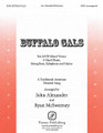 Buffalo Gals arranged by John Alexander and Ryan McSweeney. For Choral (SATB). Pavane Choral. 12 pages. Pavane Publishing #P1383. Published by Pavane Publishing.

Absolute fun! That best describes this great arrangement of a classic American folk song. Esteemed conductor John Alexander, with co-arranger Ryan McSweeney, have created an excellent festival piece for high school, college and community choirs. The 4-hand piano score, string bass, xylophone and guitar add to the fullness of this playful piece.

Minimum order 6 copies.