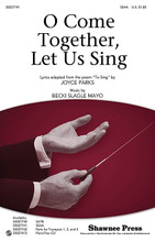 O Come Together, Let Us Sing by Becki Slagle Mayo. For Choral, Trumpet (SSAA). Choral. 12 pages. Published by Shawnee Press.

Stately with optional trumpet trio, this opening concert/festival piece is a must for your mixed or women's choirs. Unison singing develops into four-part harmony throughout the work. In addition, a key change builds into a triumphant ending. Outstanding! Available separately: SATB; SSAA; Parts for Brass (Trumpets 1, 2, 3), PianoTrax CD (35027473). Duration: 2:21.

Minimum order 6 copies.