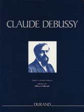 Pelléas et Mélisande Critical Edition Piano/Vocal Score, Hardbound with critical commentary by Claude Debussy (1862-1918). Edited by David Grayson. For Voice, Piano Accompaniment. CRITICAL EDITIONS. Hardcover. 390 pages. Editions Durand #DB15808. Published by Editions Durand.
Product,57275,Piano Pieces (First Edition)"