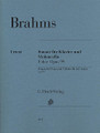 Sonata in F Major Op. 99 for Piano and Violoncello (with marked and unmarked string parts). By Johannes Brahms (1833-1897). Edited by Egon Voss and Johannes Behr. For Cello, Piano. Henle Music Folios. Softcover. 62 pages. G. Henle #HN1135. Published by G. Henle.

Brahms' cello sonatas are probably amongst the most beautiful that have ever been written for this instrument. The publication of the two works in the new Brahms Complete Edition has prompted a new Urtext edition of the Sonata in F major: This classic work has now been newly engraved and reflects current scholarly findings.