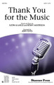 Thank You for the Music by ABBA. By Benny Andersson, Björn Ulvaeus, and Bj. Arranged by Jerry Estes. For Choral (SATB). Choral. 12 pages. Published by Shawnee Press.

This pop hit from ABBA is finally available as a single choral arrangement! What a wonderful selection to say “thank you” to someone special and a joyful number for your inspirational moment. Available separately: SATB, 3-Part Mixed, SSA, StudioTrax CD. Duration: ca. 4:05.

Minimum order 6 copies.