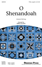 O Shenandoah arranged by Greg Gilpin. For Choral (TTBB A Cappella). Choral. 12 pages. Published by Shawnee Press.

Quiet with longing, this a cappella arrangement of a favorite American folk song is one of the most haunting and lush ever written. Beginning with rich and low vocal writing, the work moves with the unexpected, painting the romantic lyric and building into full vocal divisi-writing that captures the familiar and powerful essence of this beloved text and melody. A true classic in the making for mixed and men's choirs. Available separately: SATB, a cappella; TTBB, a cappella. Duration: ca. 4:15.

Minimum order 6 copies.