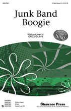 Junk Band Boogie. (Together We Sing). By Greg Gilpin. For Choral, Percussion (3-Part Mixed). Choral. 16 pages. Published by Shawnee Press.

“Grab a can, grab a pot, give it everything ya got!” Here's introducing a performance gem by Greg Gilpin. This boogie-woogie novelty number lets your choir create its own “junk band” to play along! A wonderful opportunity to learn rhythms and create musical instruments as well as a great choral performance piece! Available: 3-Part Mixed, 2-Part, StudioTrax CD. Duration: ca. 2:50.

Minimum order 6 copies.