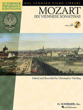 Mozart - Six Viennese Sonatinas (Piano With a CD of Performances Book/CD). By Christopher Harding. By Wolfgang Amadeus Mozart (1756-1791). Edited by Christopher Harding. For Piano. Schirmer Performance Editions. Softcover with CD. 72 pages. Published by G. Schirmer.

The engaging yet simple Viennese sonatinas have been part of standard piano literature since soon after Mozart's death. This new edition provides helpful, practical direction for playing in the Classical style and an excellent recording by the editor. Intermediate Level.